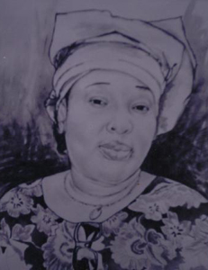 pretty woman portraitpainting in edostate pencil drawing on whitecard by artistchembaline